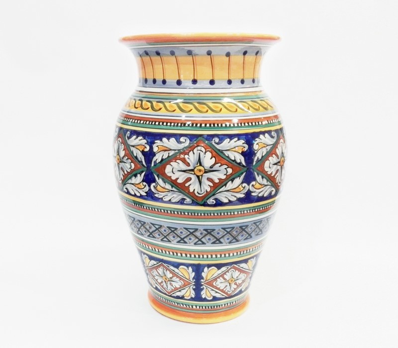 Vaso portaombrelli Deruta Vario Ceramica dipinta a mano Ceramiche Ficola  Outlet